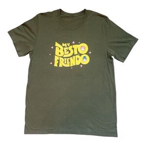 My Besto Friendo Army Green Yellow Short Sleeve Tshirt